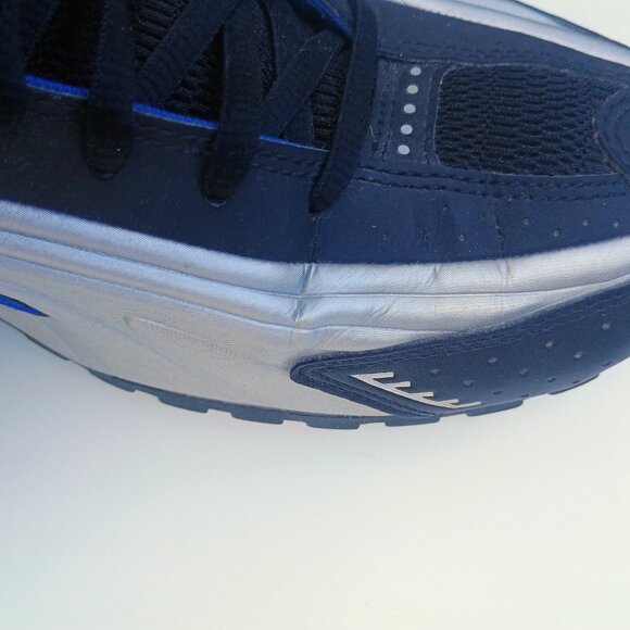 Nike Shox R4 Blue Silver Men’s 10.5 Running Shoes - Picture 8 of 10